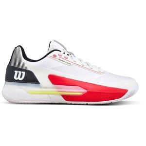 Wilson Rush Tour 5 Clay Heren - wit/zwart/rood