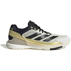 adidas Crazyquick Boost Padel Heren - Wit/Zwart/Goud