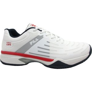 Fila Sabbia Pro Clay Heren - wit/rood/blauw