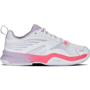 K-Swiss Speedex Clay Dames - wit/paars
