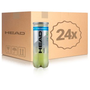 HEAD 24x verpakking  3 stuks Padel Pro+ In een doos