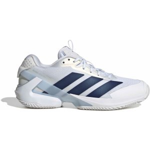 adidas adizero Ubersonic 5 Clay Dames - Wit/Blauw